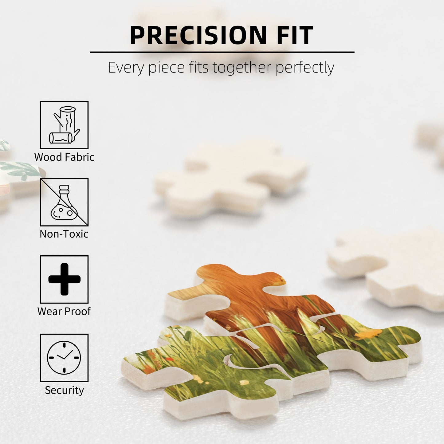 🦌 500-Piece Adorable Forest Deer Jigsaw Puzzle - Whimsical Illustration Puzzle 🧩