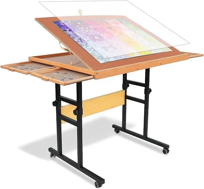 💥Last Day Sale⏰Adjustable Puzzle Table with Legs