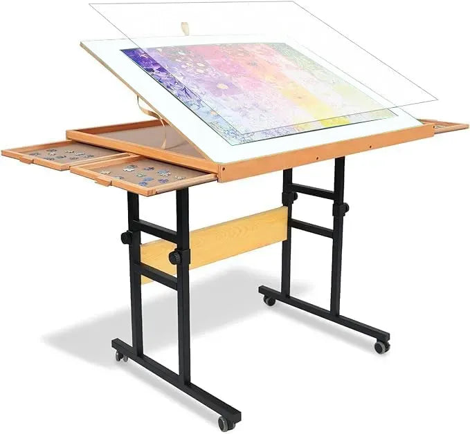 💥Last Day Sale⏰Adjustable Puzzle Table with Legs